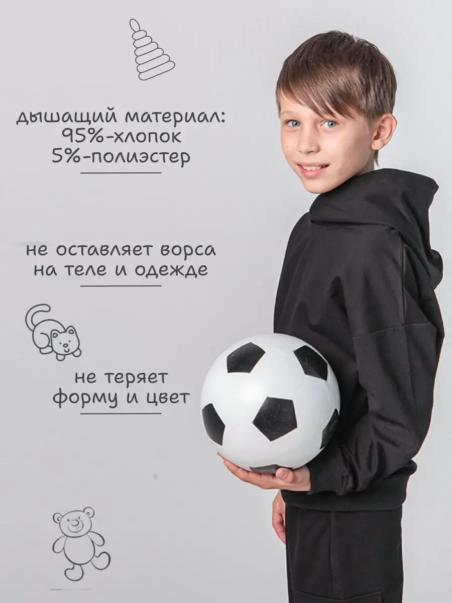 Худи 3105 черный Jeestyle