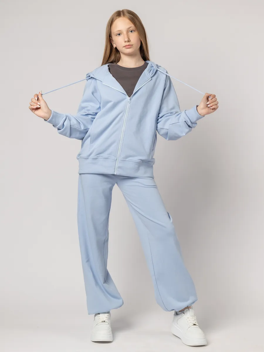 Костюм спортивный 391 голубой Jeestyle